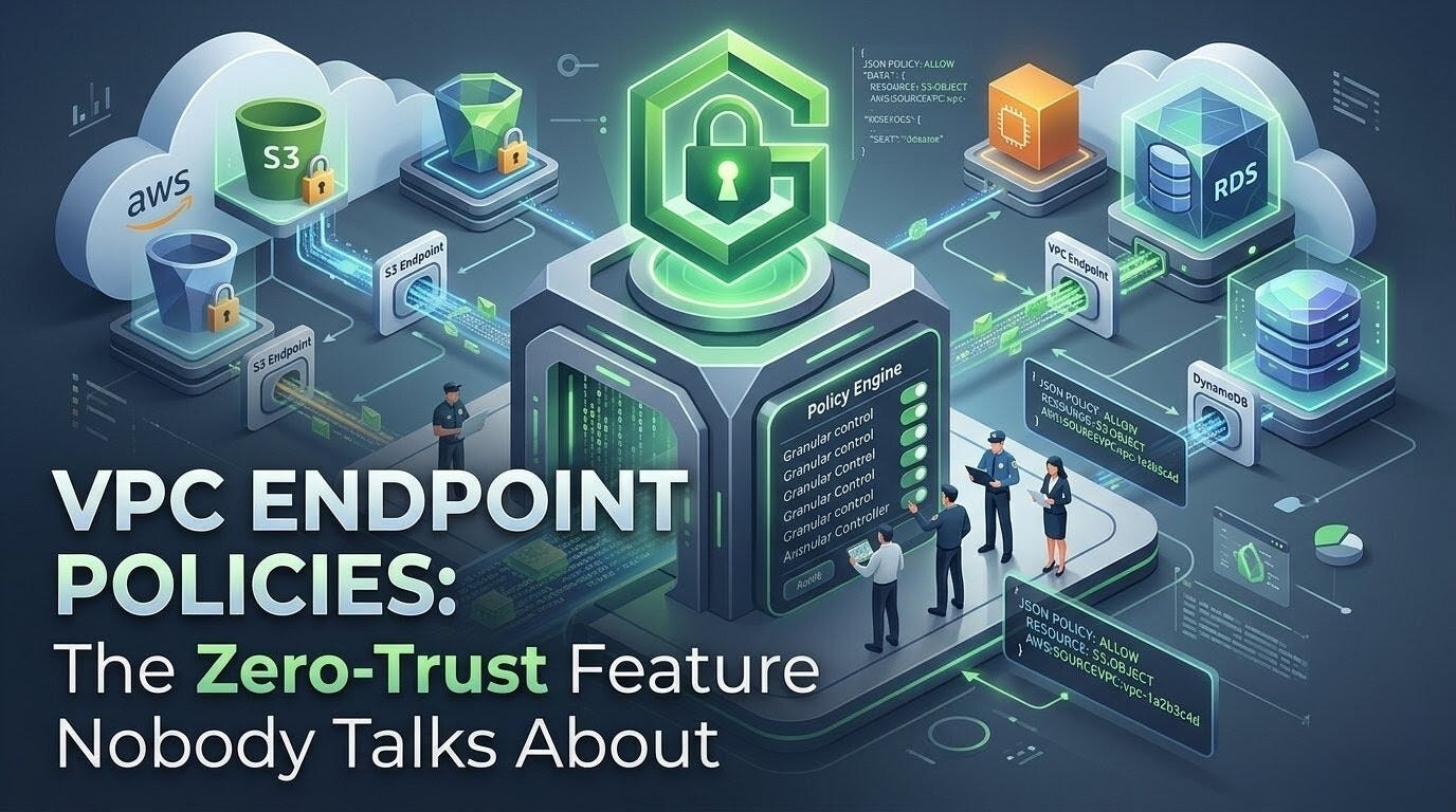 VPC Endpoint Policies:
The Zero-Trust Feature
Nobody Talks About
