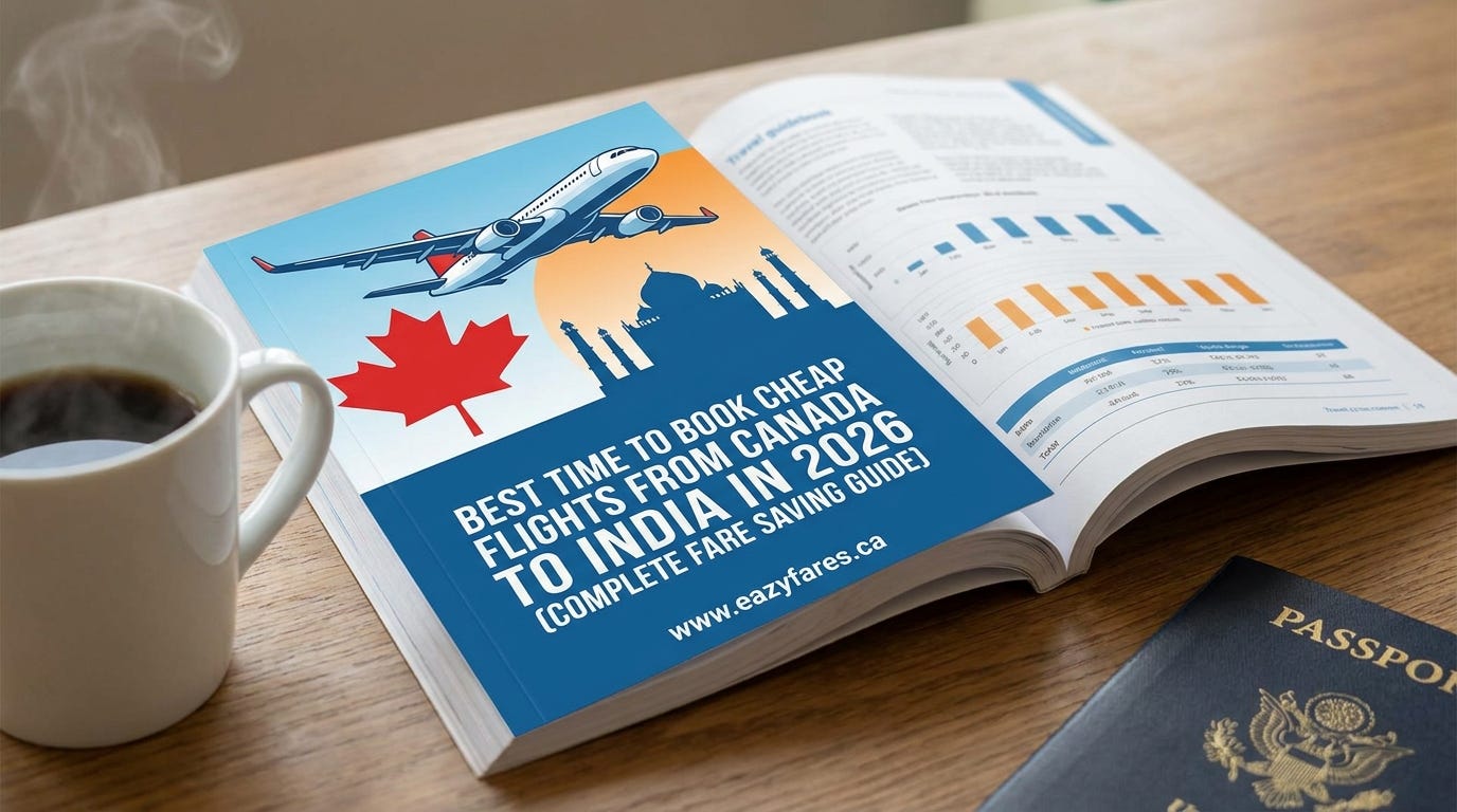 Best Time to Book Cheap Flights from Canada to India in 2026 (Complete Fare Saving Guide)