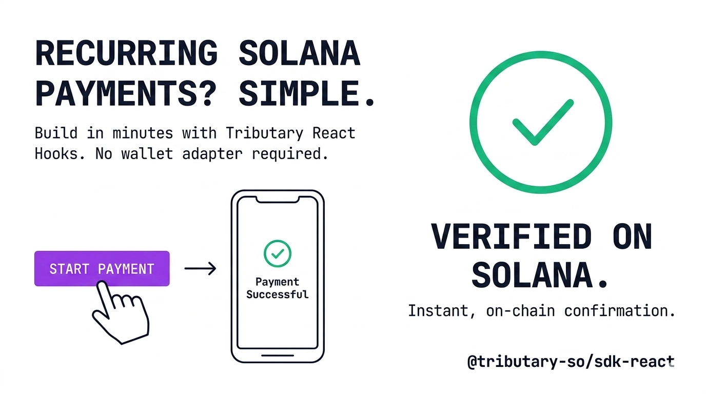 Accepting Recurring Solana Payments in React Without Losing Your Mind