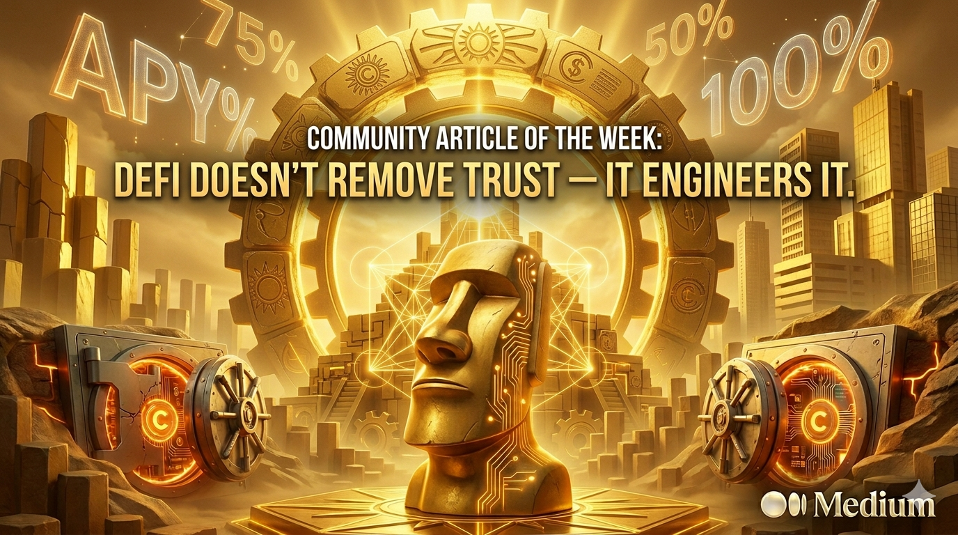 DeFi Doesn’t Remove Trust — It Engineers It