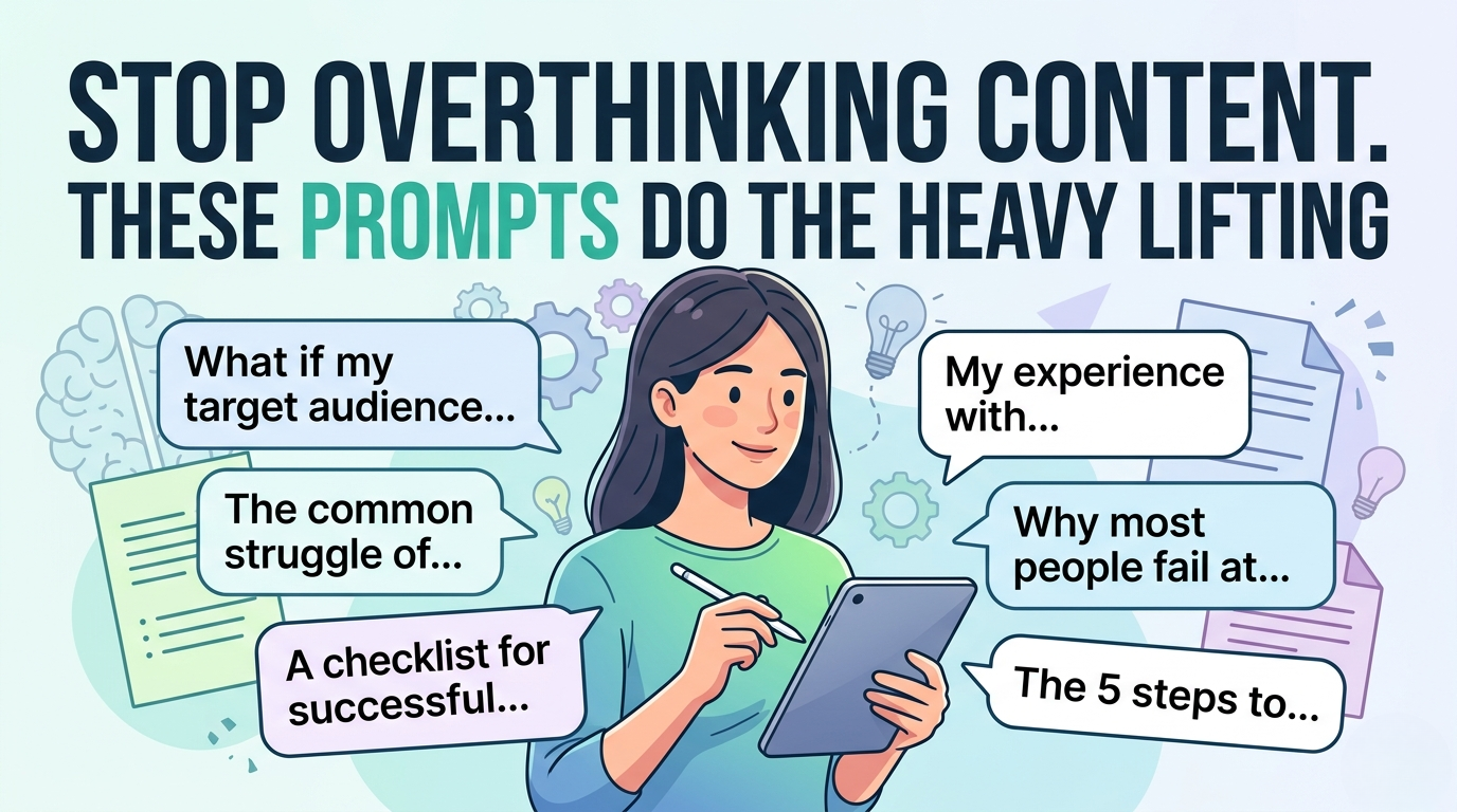 10 ChatGPT Prompts That Actually Create Good Content (Not AI Slop)