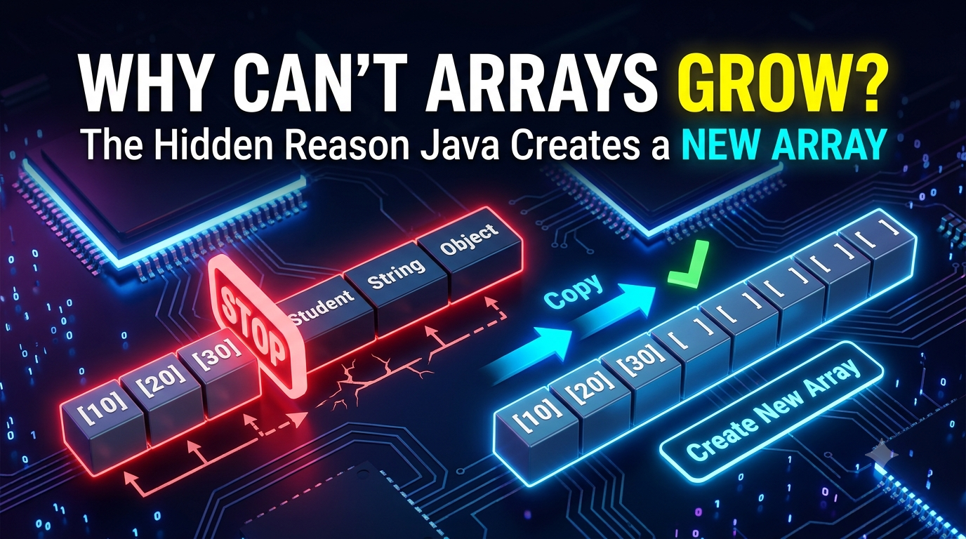 Why Can’t We Increase an Array’s Size After Creating It?
