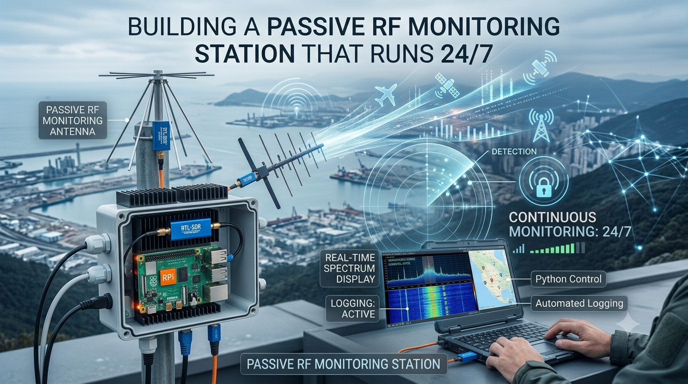 Building a Passive RF Monitoring Station That Runs 24/7