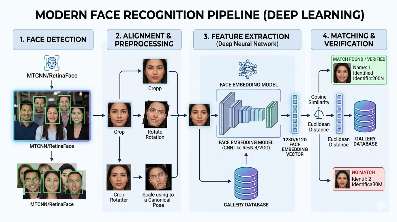 Face Recognition Systems using Deep Learning