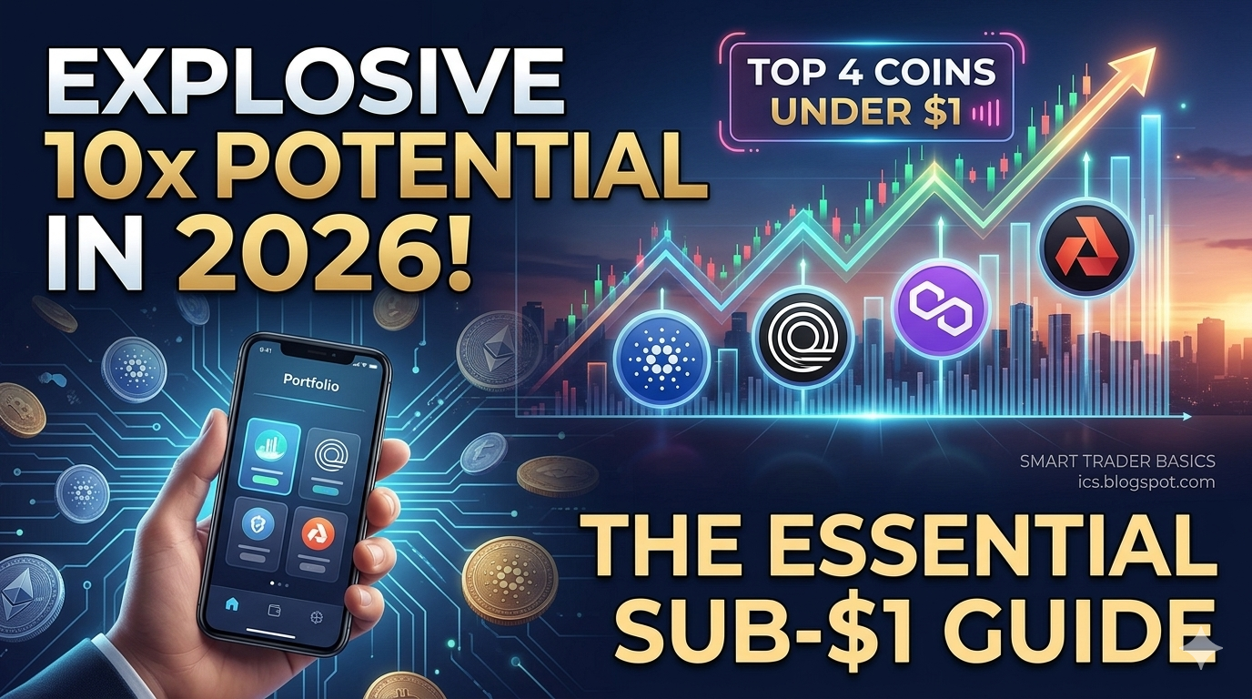 Top 4 Crypto Coins Under $1 With 10x Potential in 2026 (The Ultimate Sub-$1 Guide)