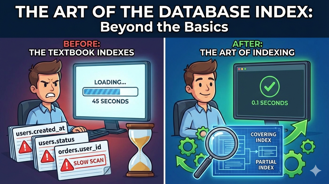 The Art of the Database Index: Beyond the Basics to Covering Indexes and Partial Indexes