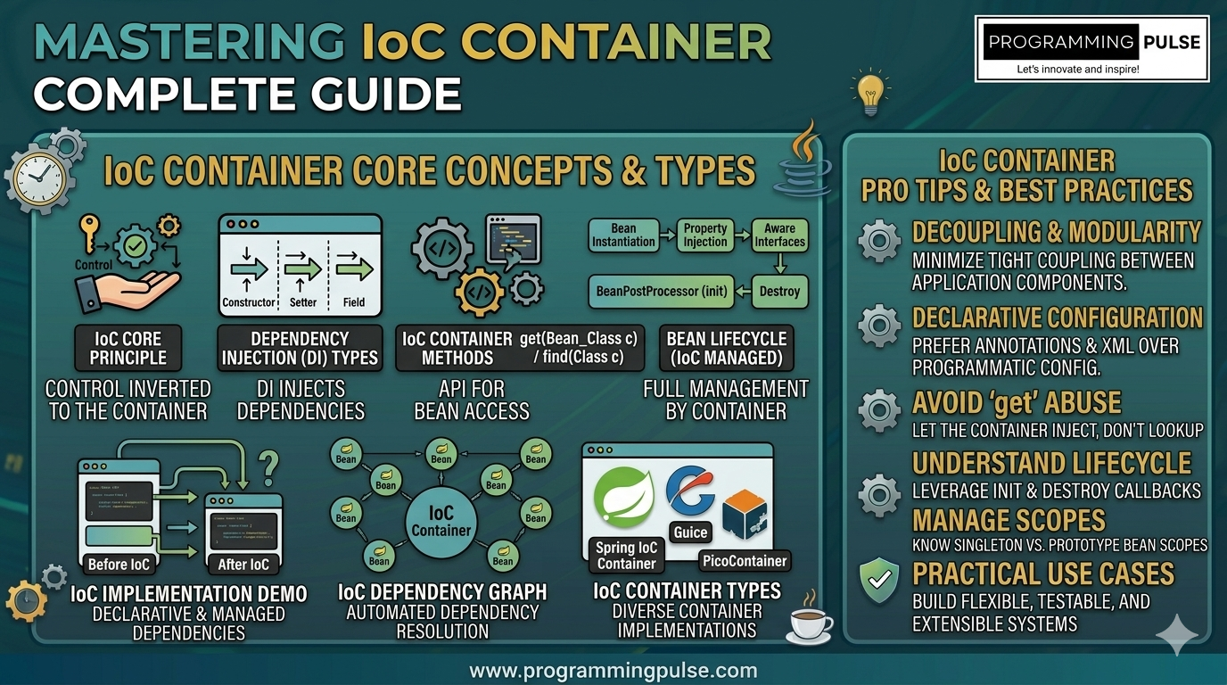 Inversion of Control (IoC) Container — Complete Guide