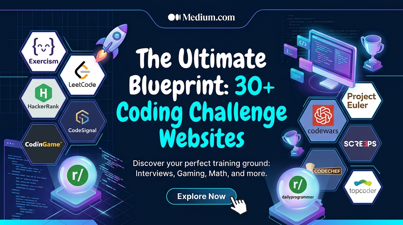 30+ Coding Challenge Websites to Level Up Your Dev Skills in 2026