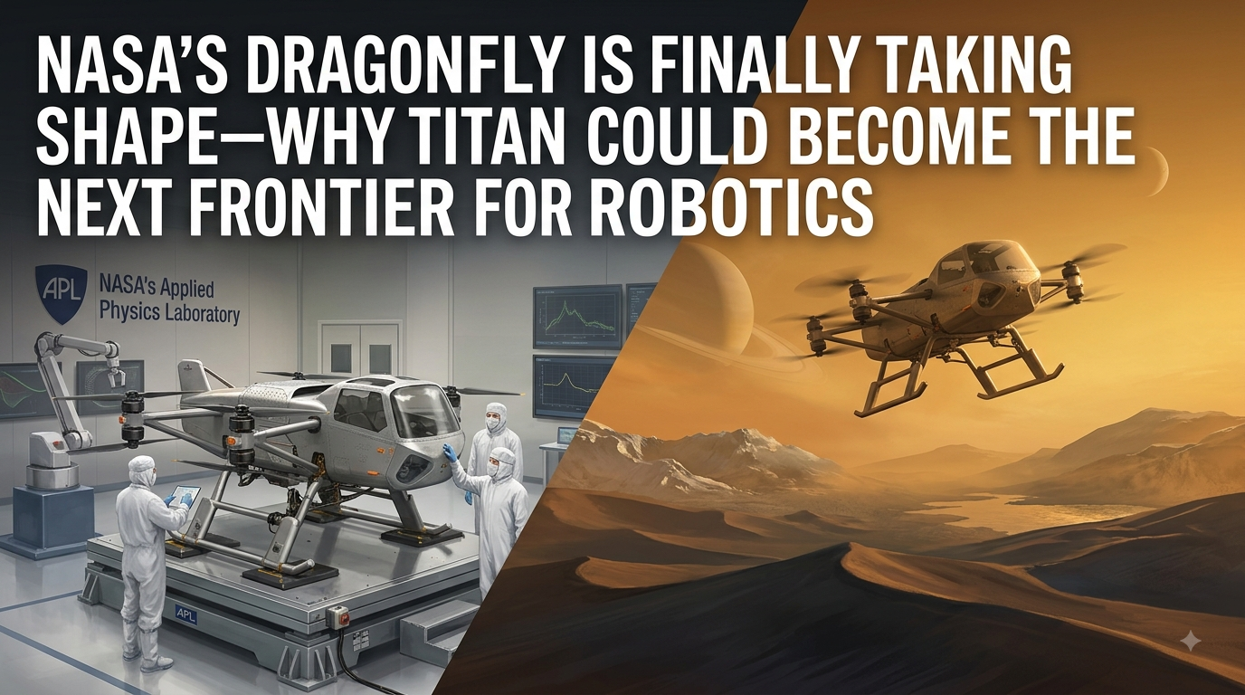 NASA’s Dragonfly Is Finally Taking Shape — Why Titan Could Become the NASA’s Dragonfly Is Finally Taking Shape — Why Titan Could Become the