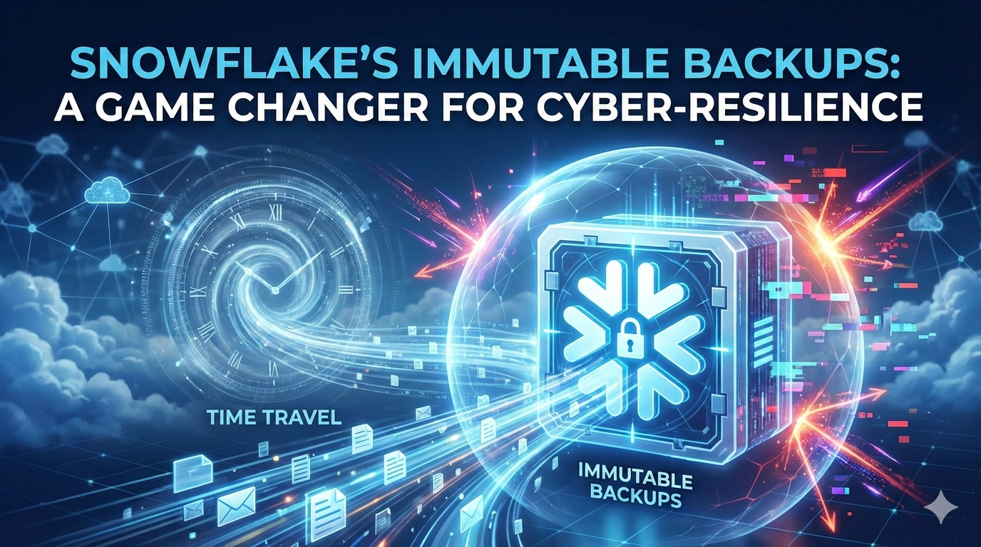 Beyond Time Travel: Why Snowflake’s New Immutable Backups Are a Game Changer for Cyber-Resilience