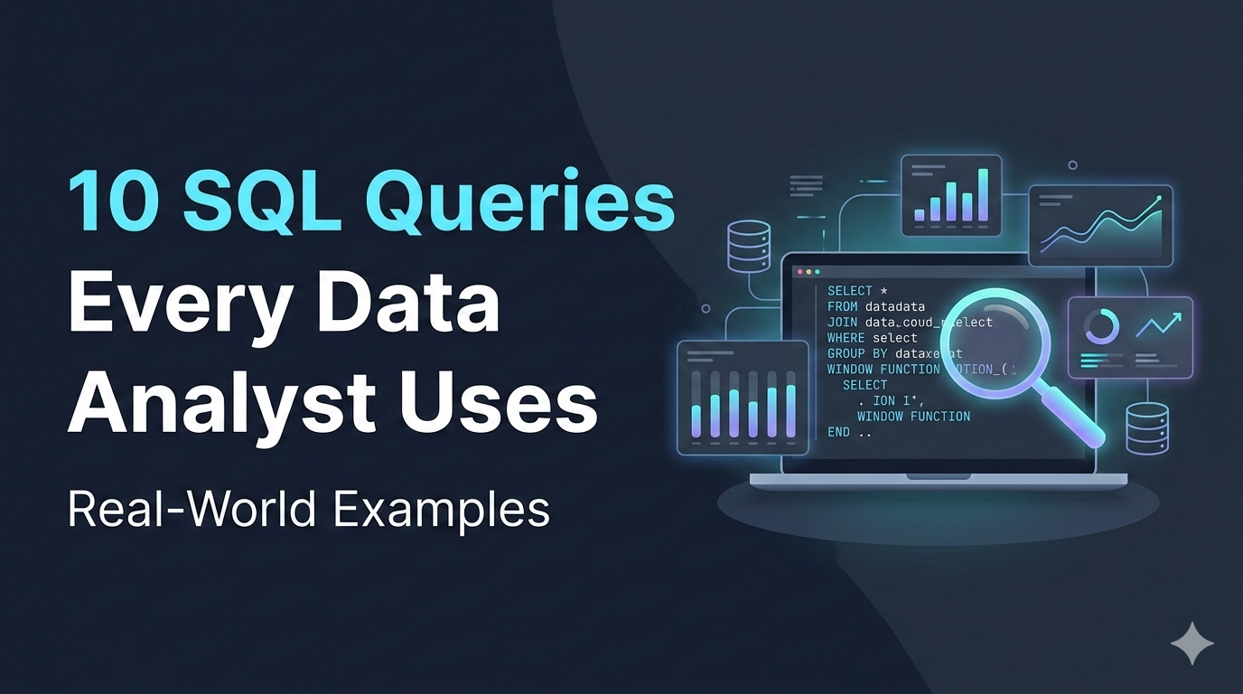 10 SQL Queries Every Data Analyst Actually Uses (With Real-World Examples)