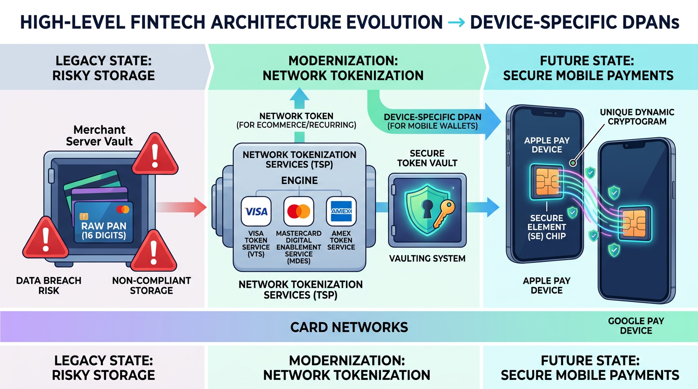 From PANs to Tokens: How Card-on-File, Network Tokenization, and Wallets Really Work