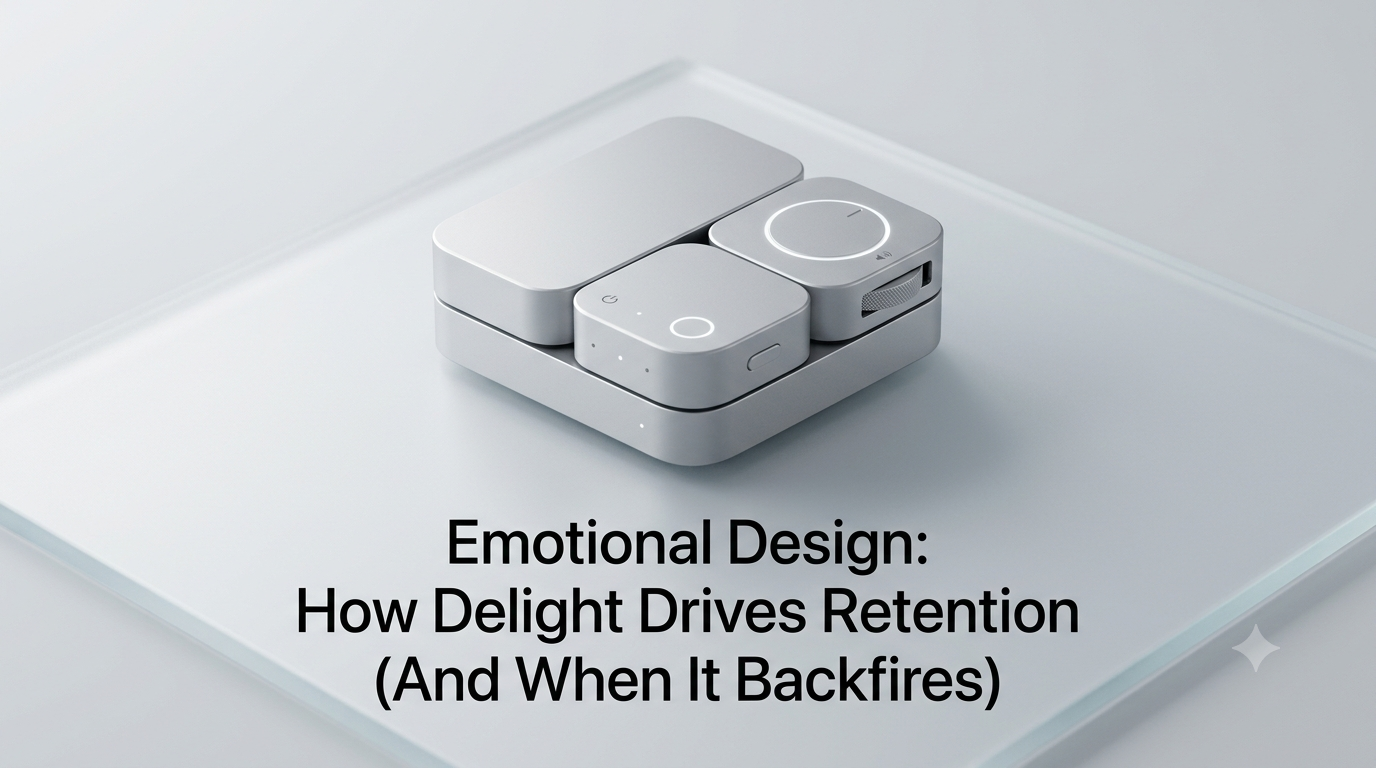Emotional Design: How Delight Drives Retention (And When It Backfires)
