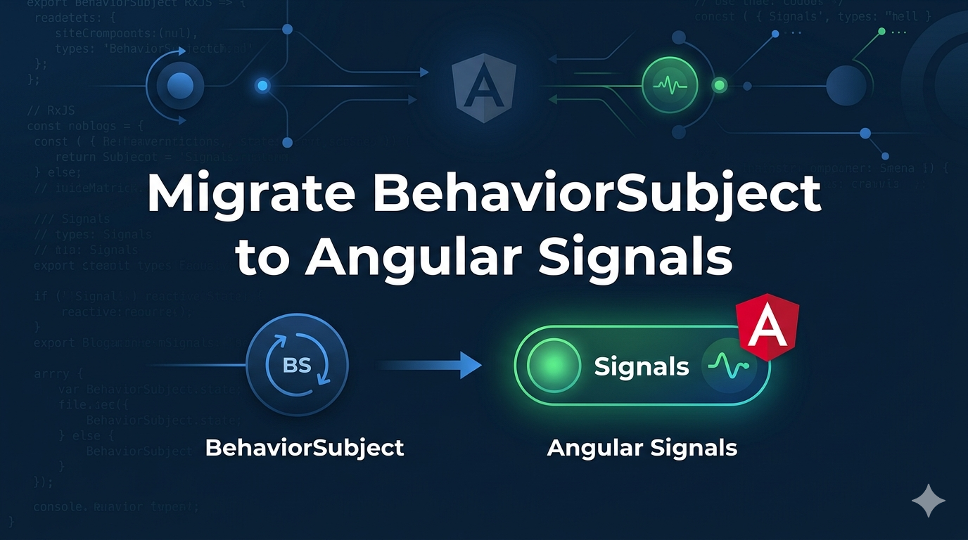 Migrate BehaviorSubject to Angular Signals
