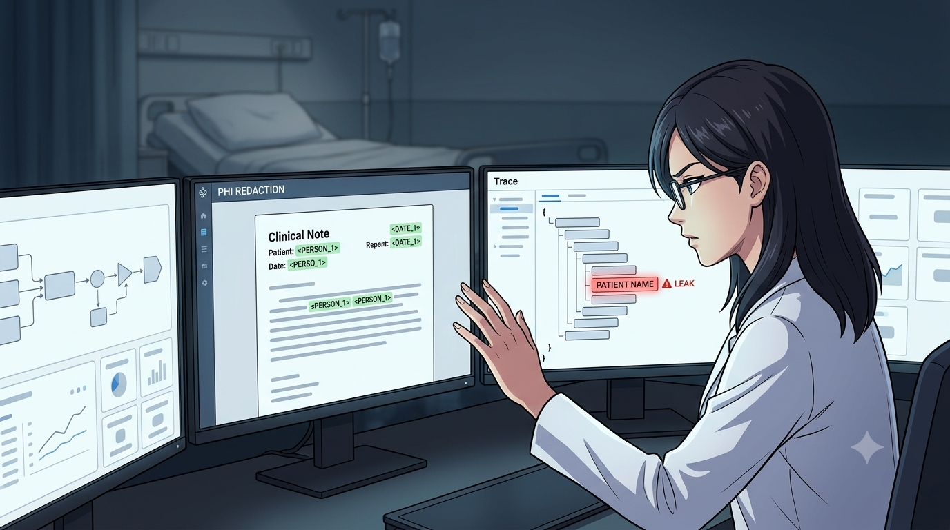 My Clinical AI Agent’s Debug Logs Were a PHI Database. Here’s How I (Mostly) Fixed It.