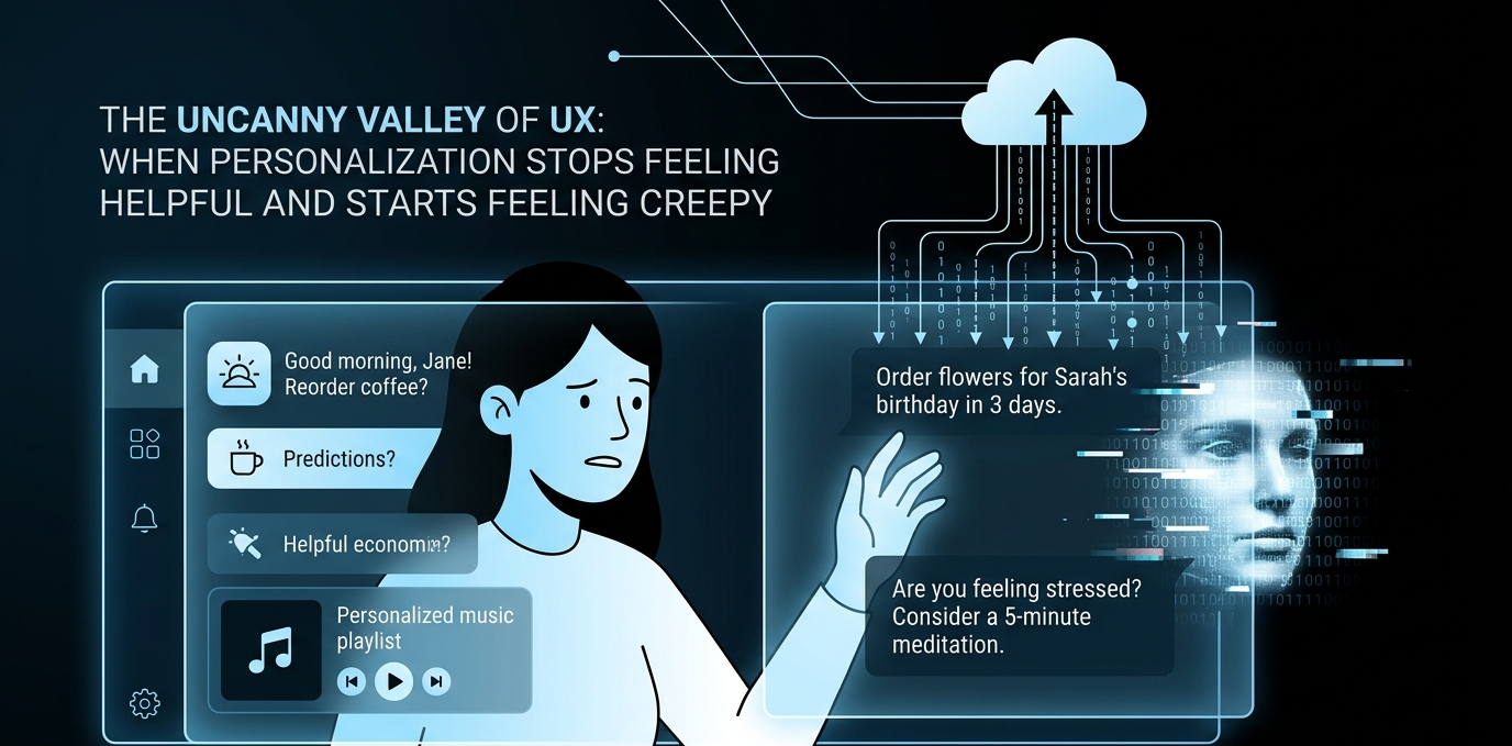 The Uncanny Valley of UX: When Personalization Stops Feeling Helpful and Starts Feeling Creepy