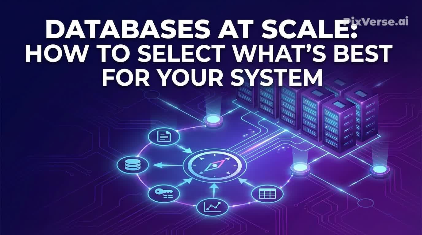 Databases at scale: How to select what’s best for your system