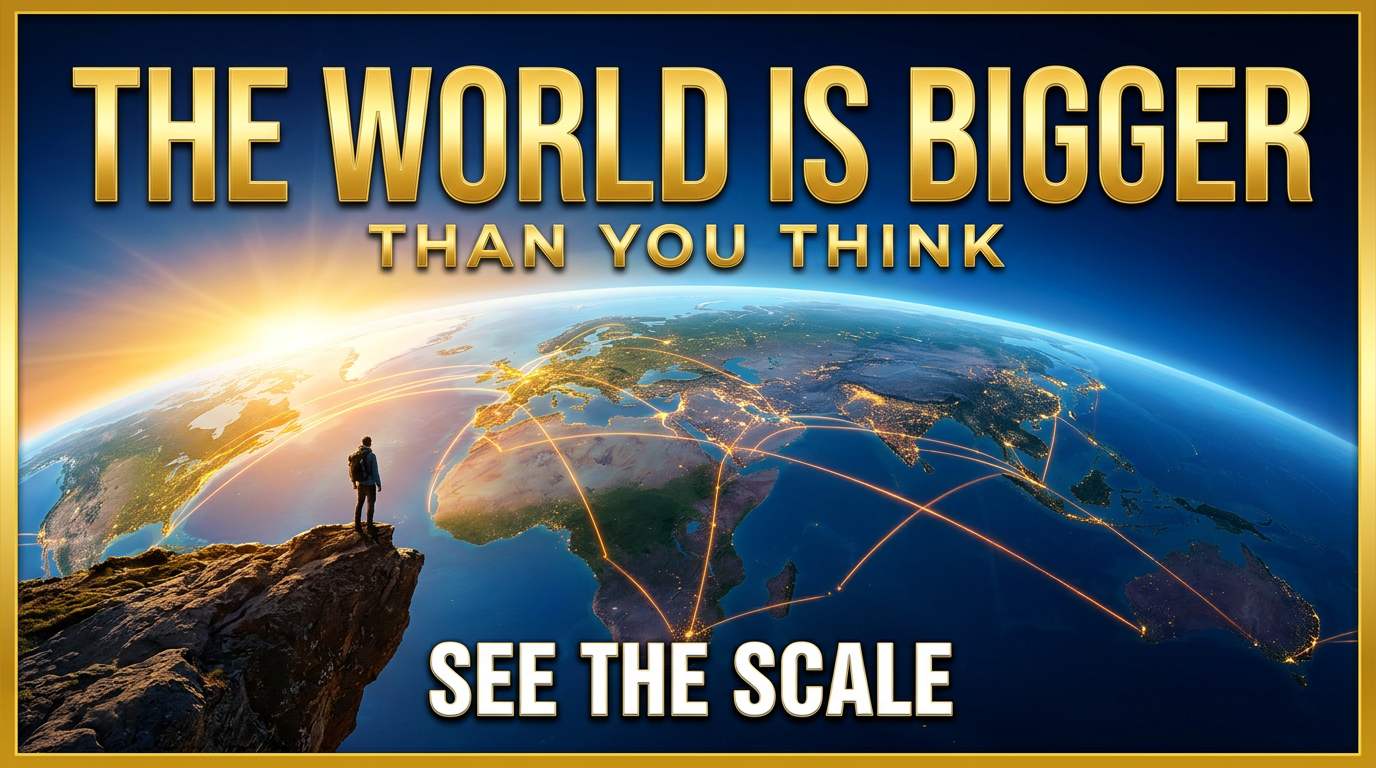 The World Didn’t Get Smaller. We Just Stopped Noticing Its Size.
