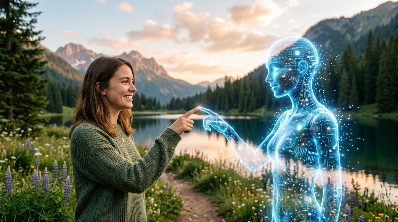 Become increasingly human at the age of AI
