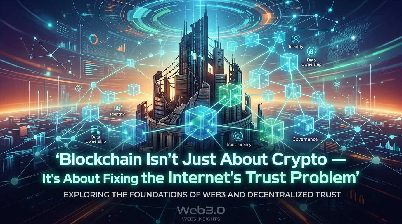 Blockchain Isn’t Just About Crypto — It’s About Fixing the Internet’s Trust Problem