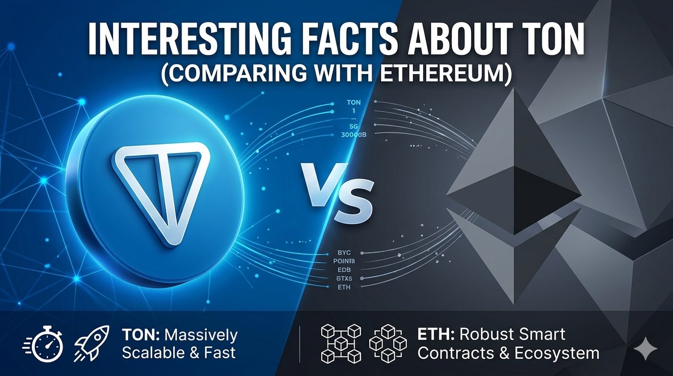 Interesting Facts About TON (Comparing With Ethereum)