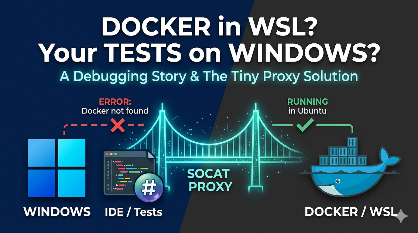 When Docker Lives in WSL but Your Tests Run on Windows: A Real Debugging Story