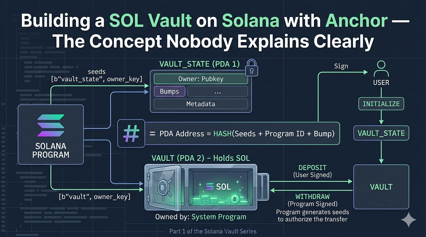 Building a SOL Vault on Solana with Anchor 1.0 — The Way Nobody Teaches It