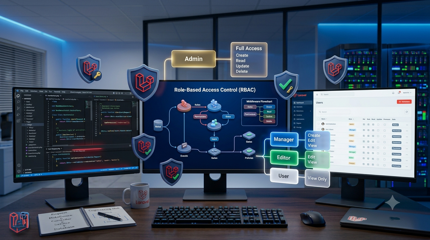 Laravel 12 User Roles & Permissions Tutorial: Build a Secure Role-Based Access Control (RBAC)…