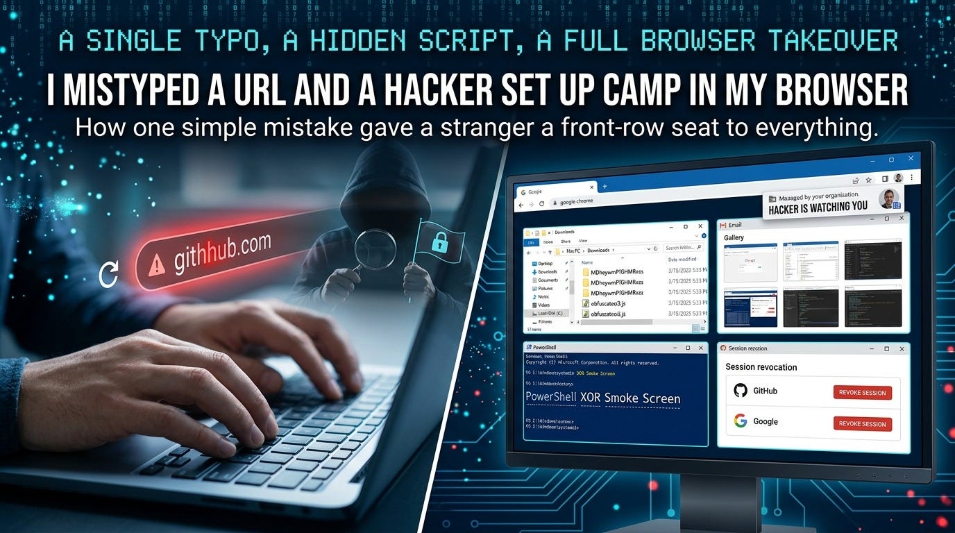 I Mistyped a URL and a Hacker Set Up Camp in My Browser