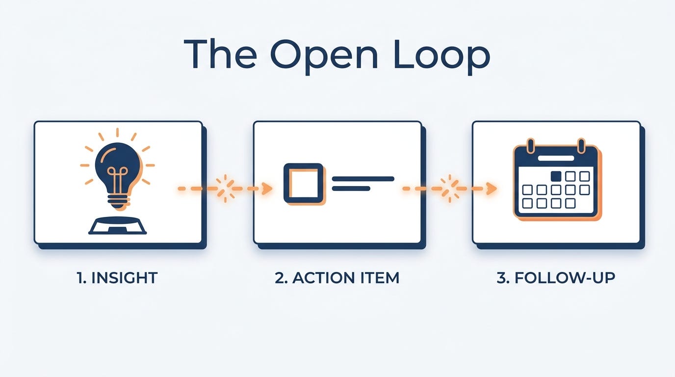 Wow to Close the Loop on Action Items Across a Distributed Operation