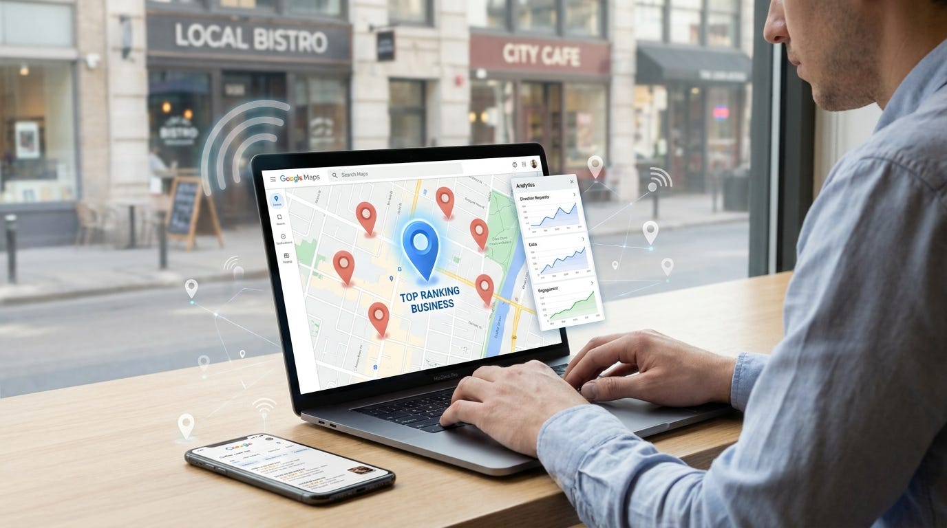 Improve Local Rankings with Map and Proximity Signals