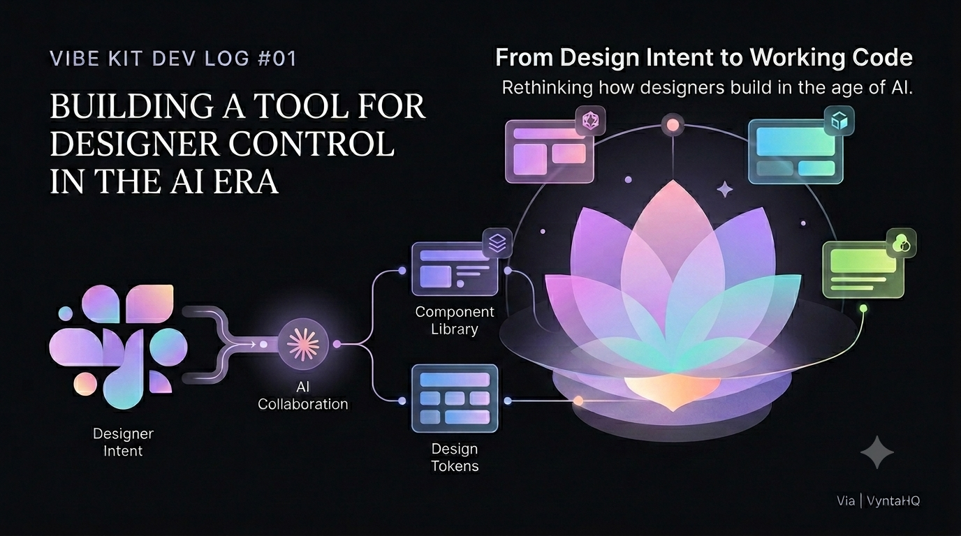 How We’re Building a Tool to Give Designers Back Creative Control in the AI Era — Vibe Kit Dev Log…