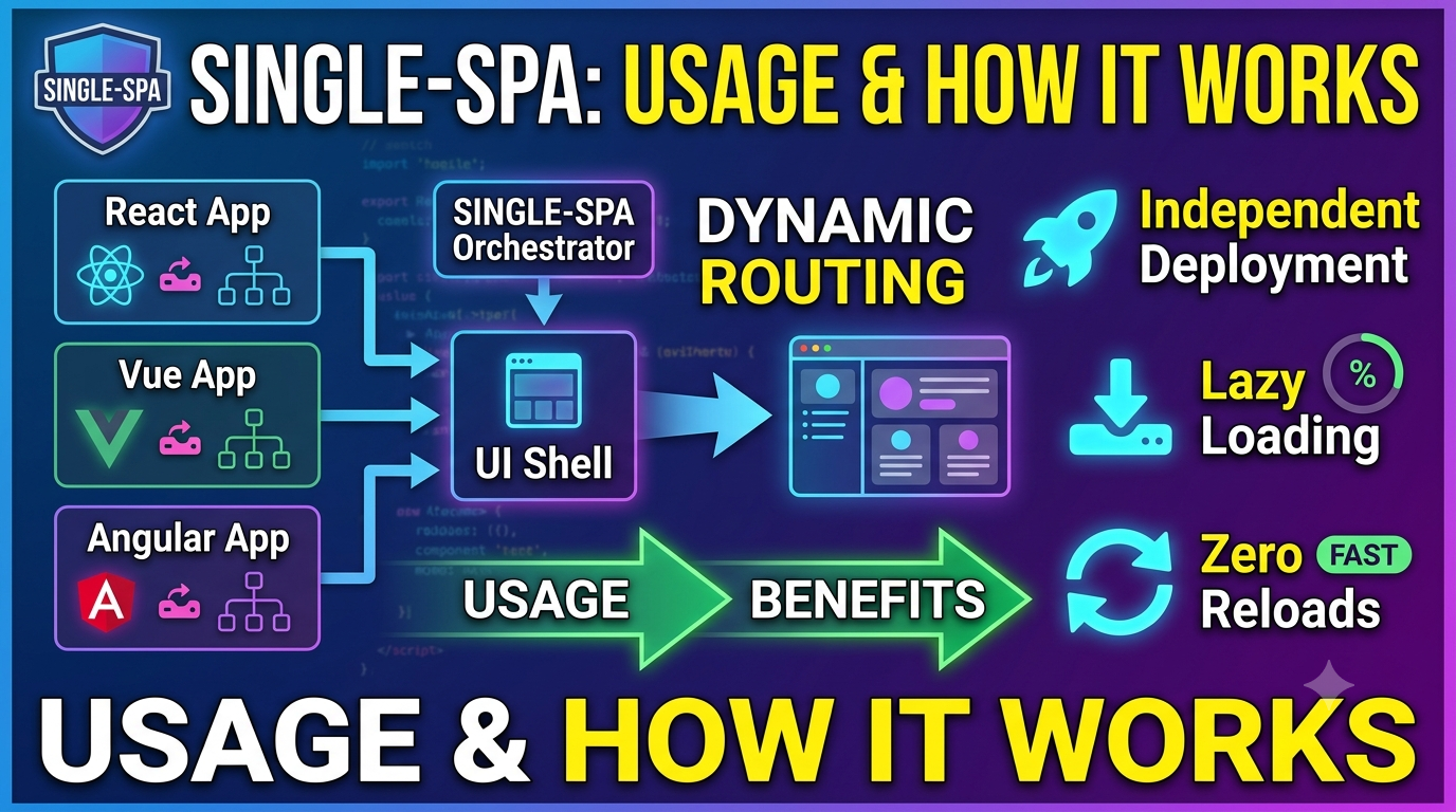 Single-SPA: Usage and How It Works