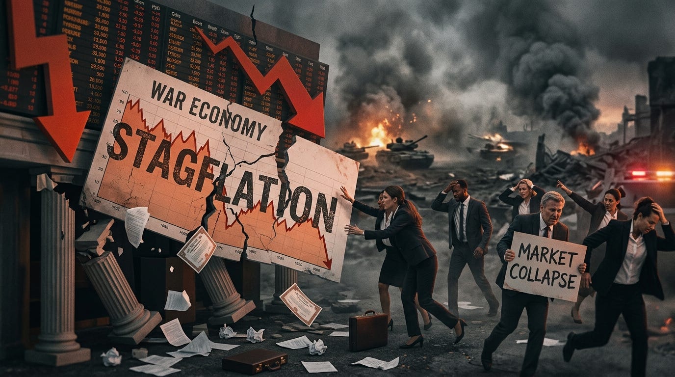 War Economy and the Mechanics of Stagflation