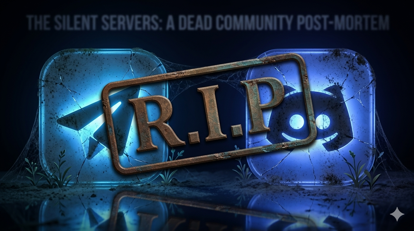Why Your Discord/Telegram Is Dead at 10K Members and Thriving at 500