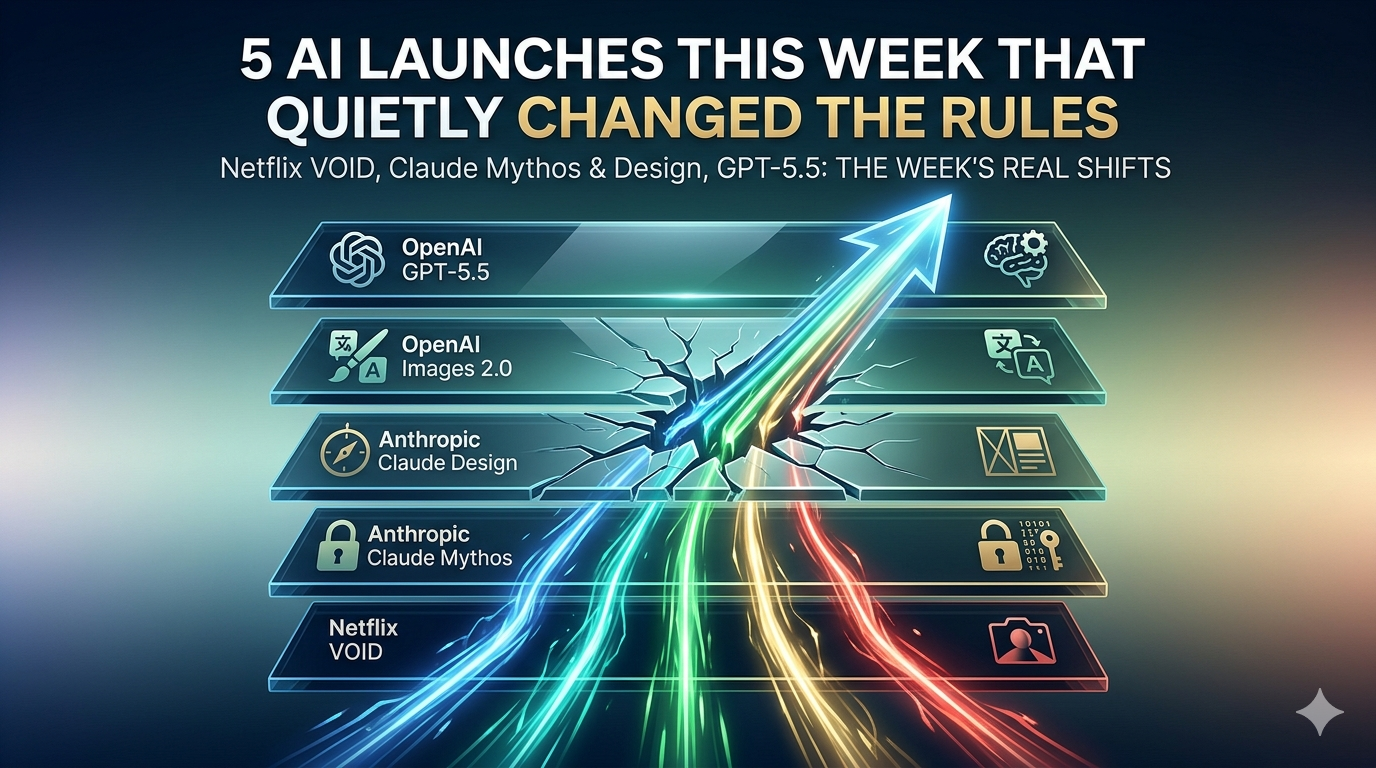 5 AI Launches This Week That Quietly Changed the Rules