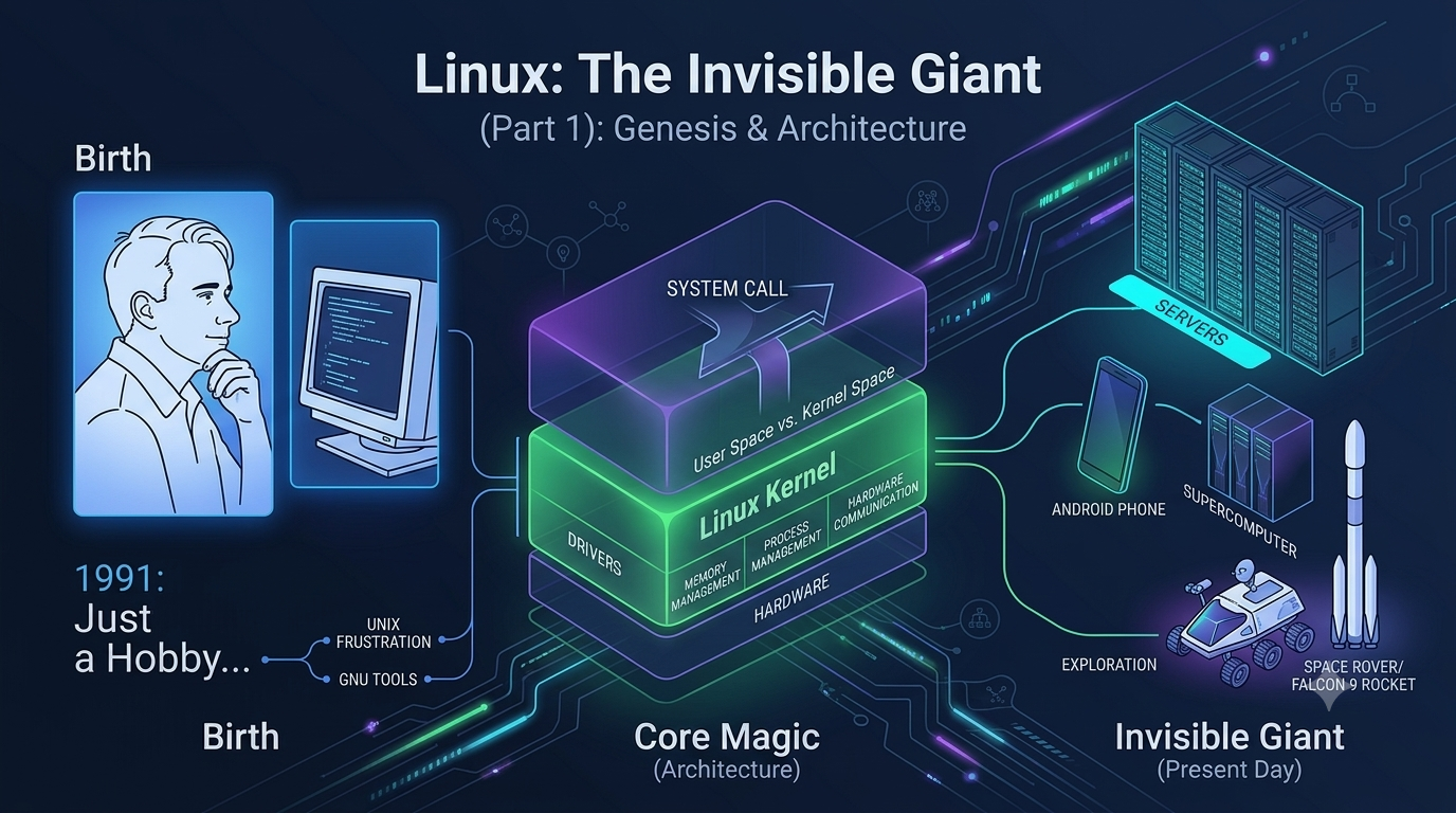 Linux Demystified (Part 1): How a 1991 Hobby Project Came to Run the World