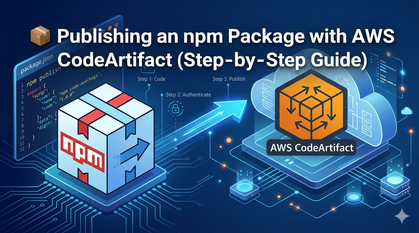 Publishing an npm Package with AWS CodeArtifact (Step-by-Step Guide)