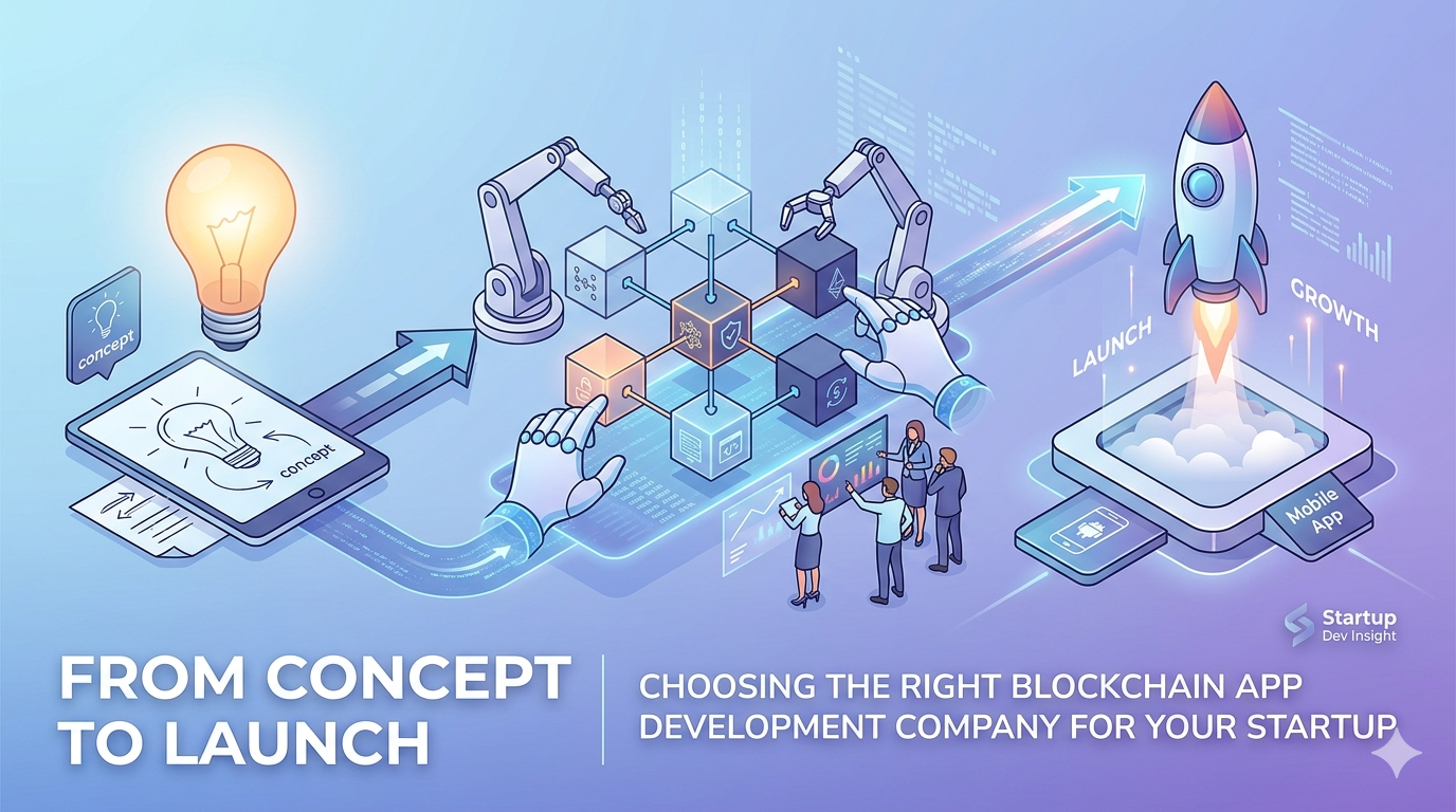 From Concept to Launch: Choosing the Right Blockchain App Development Company for Your Startup