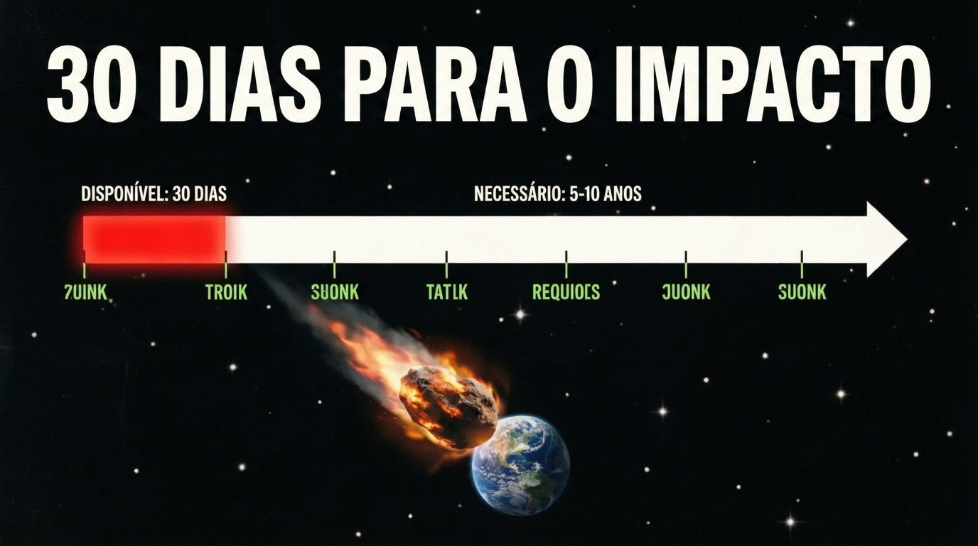 30 dias de aviso: a matemática implacável da defesa planetária 30 dias de aviso: a matemática implacável da defesa planetária