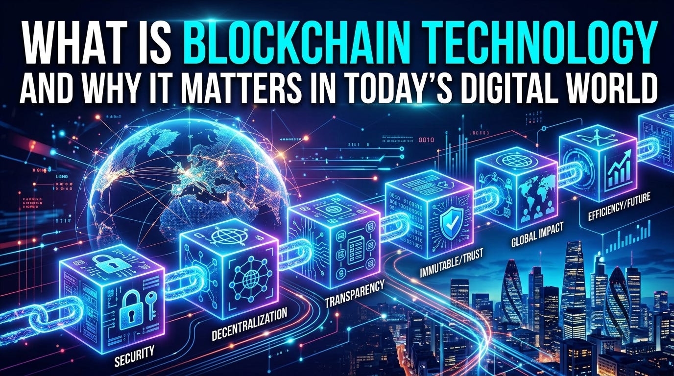 What Is Blockchain Technology and Why It Matters in Today’s Digital World