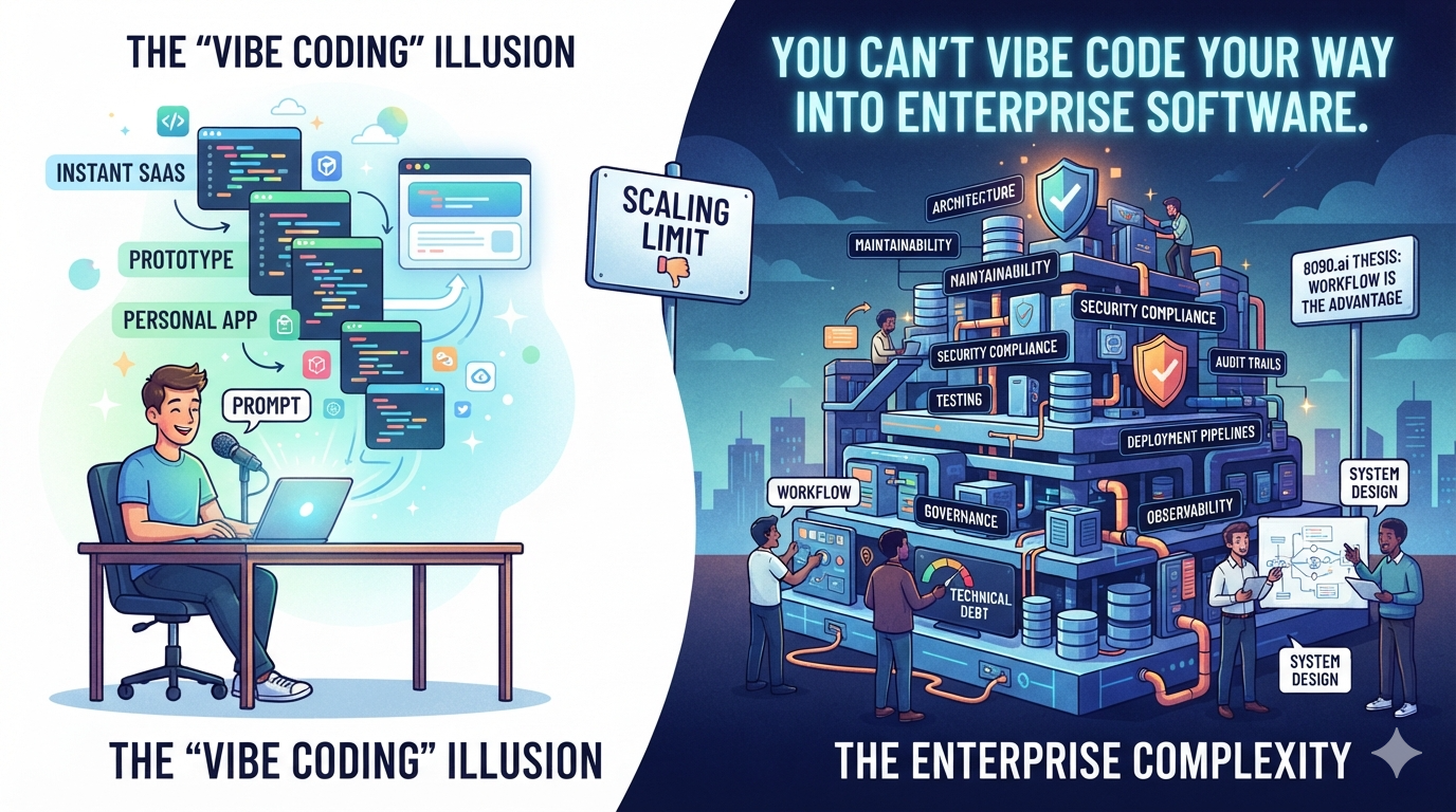 You Can’t Vibe Code Your Way into Enterprise Software