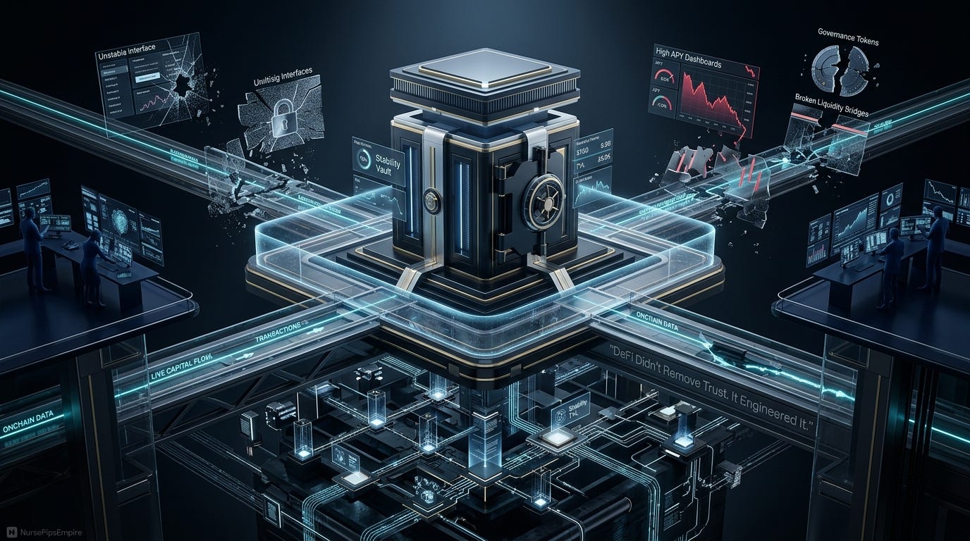 DeFi Doesn’t Remove Trust — It Engineers It