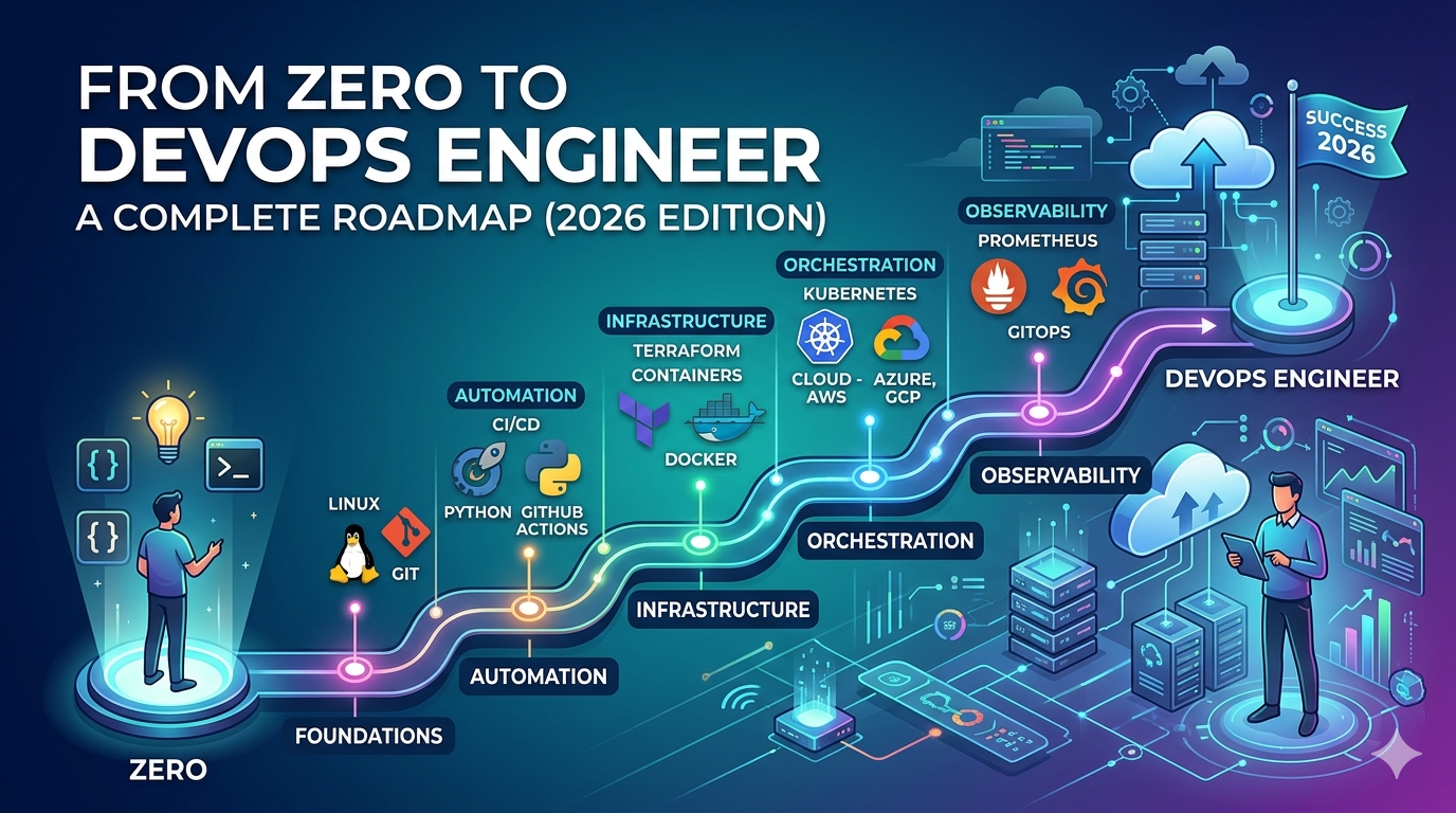 From Zero to DevOps Engineer: A Complete Roadmap (2026 Edition)