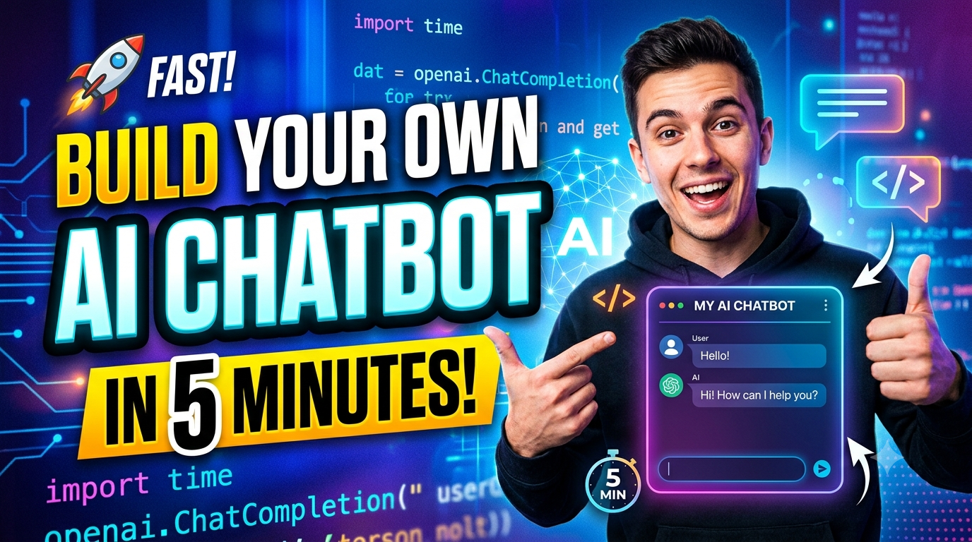 Build Your Own AI Chatbot in 5 Minutes