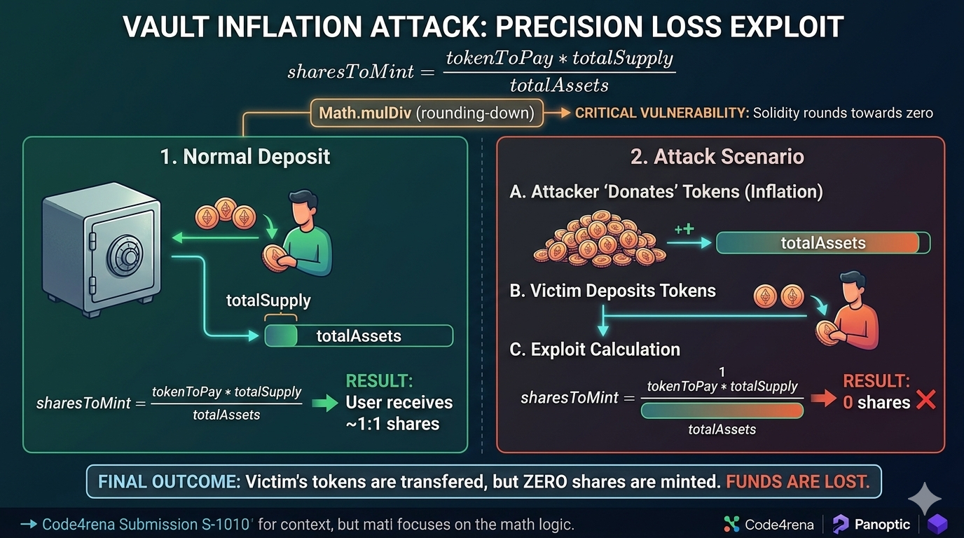 Precision Loss in DeFi: When a 0.000001% Difference Leads to 100% Fund Loss