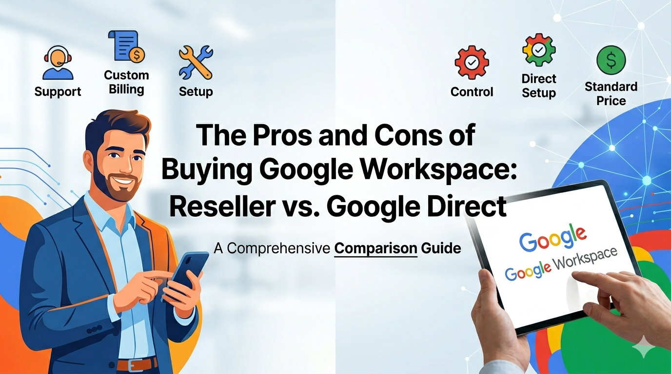 The Pros and Cons of Buying Google Workspace: Reseller vs. Google Direct