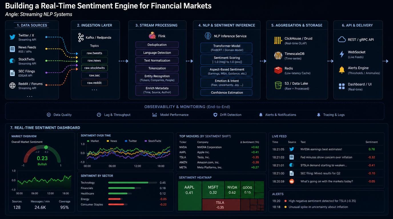 Building a Real-Time Sentiment Engine for Financial Markets