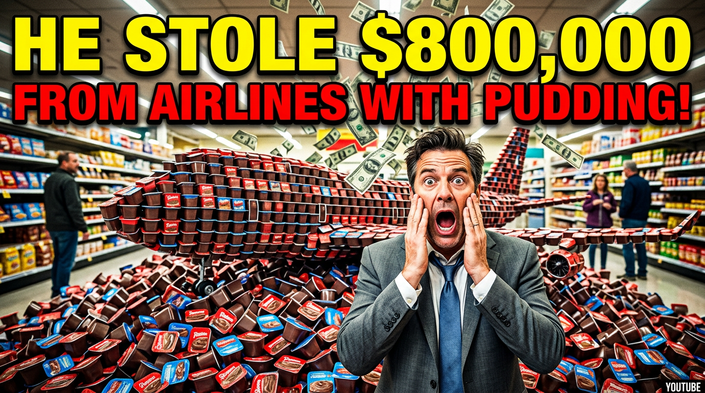 He Stole $800000 From Airlines With Pudding Cups